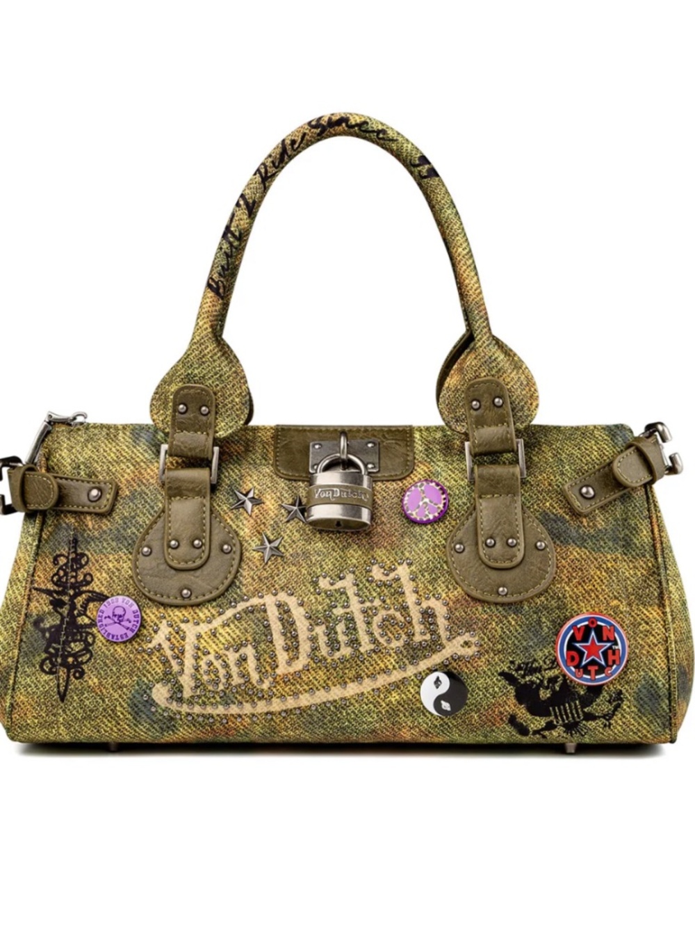 VIRAL VON DUTCH BREE HANDBAG-Green NEW